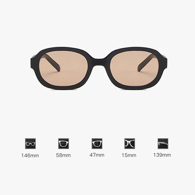 Nouvelles Lunettes de Soleil Vintage 2026 pour Femme – Marque Designer Rétro, Forme Rectangle, Populaire sur Instagram, Modèle Ellipse Carré