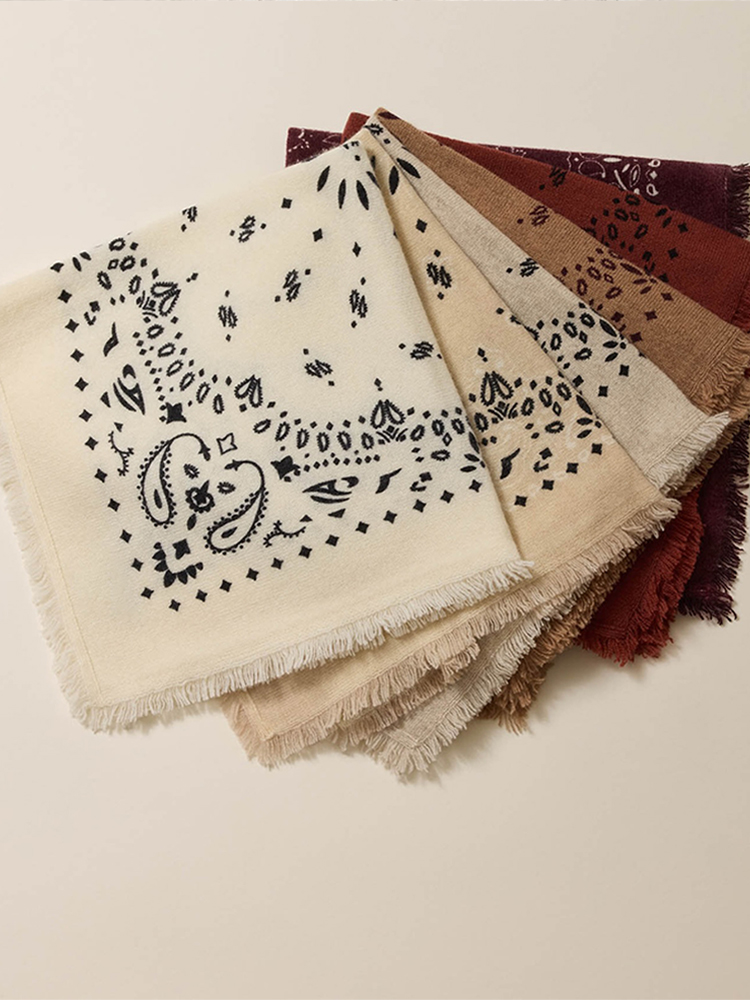 Ensemble Chic Imprimé Top Tube et Jupe à Franges pour Femme, avec Foulard, Crop Top à Manches, Jupes Longues Irrégulières Coupe A-line, Style Bohème pour Vacances d'Été