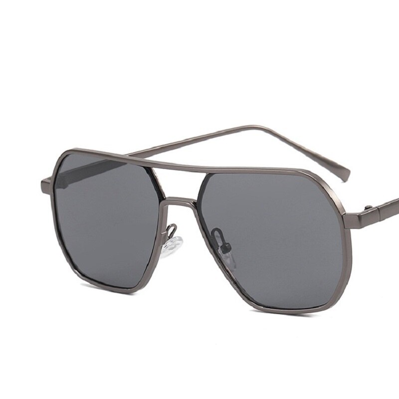 Lunettes de soleil rétro pour hommes, de marque, de haute qualité, avec monture en métal, lunettes de conduite protectrices, UV400