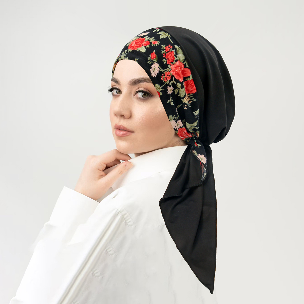 Nouvelle impression musulmane Hijabs femmes doux Strech Turban casquette bandeau Cancer Bandanna casquette chimio perte de cheveux couverture bonnet foulard