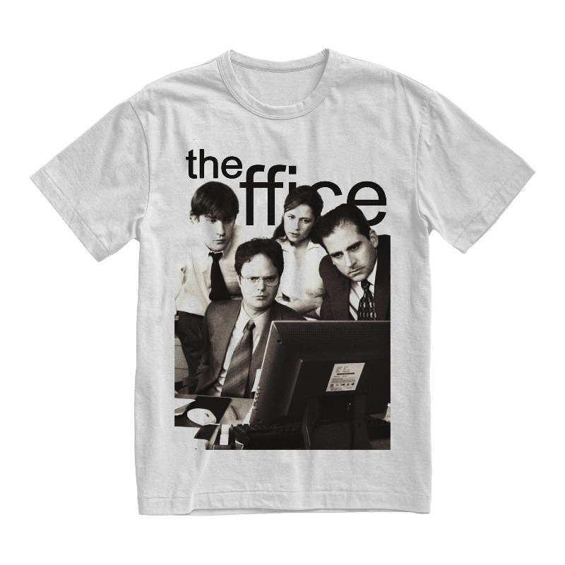 T-shirt imprimé pour hommes et femmes, nouveau modèle de film «Office», pour toutes les saisons, adapté aux hommes et aux femmes, T-shirt décontracté
