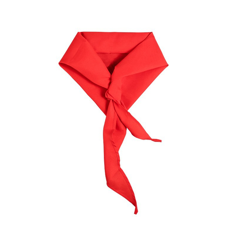 Écharpe triangulaire Simple 100% coton avec Logo imprimé personnalisé pour hommes et femmes, col de Sport, vente en gros
