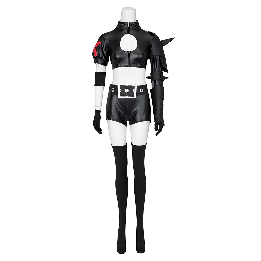 Anime Rivals Magik Cosplay Sexy tenue noire Costume Rasputina jeu vêtements noir uniforme Halloween Sexy tenues de fête