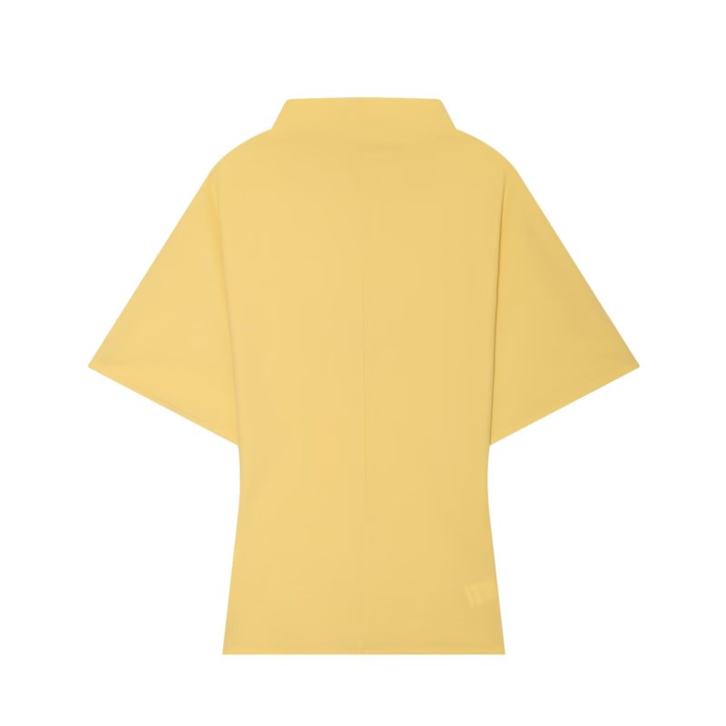 Ensemble jupe et haut HipSeam pour femme, 2 pièces, nouvelle collection automne 2026, haut slim à col montant et jupe asymétrique mi-longue, tenue féminine deux pièces