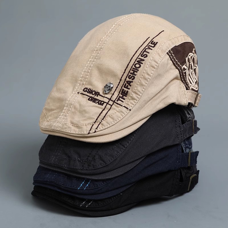Bérets de sport en coton unisexe, casquettes à visière décontractées avec lettres brodées, accessoire de mode en plein air pour hommes et femmes, automne