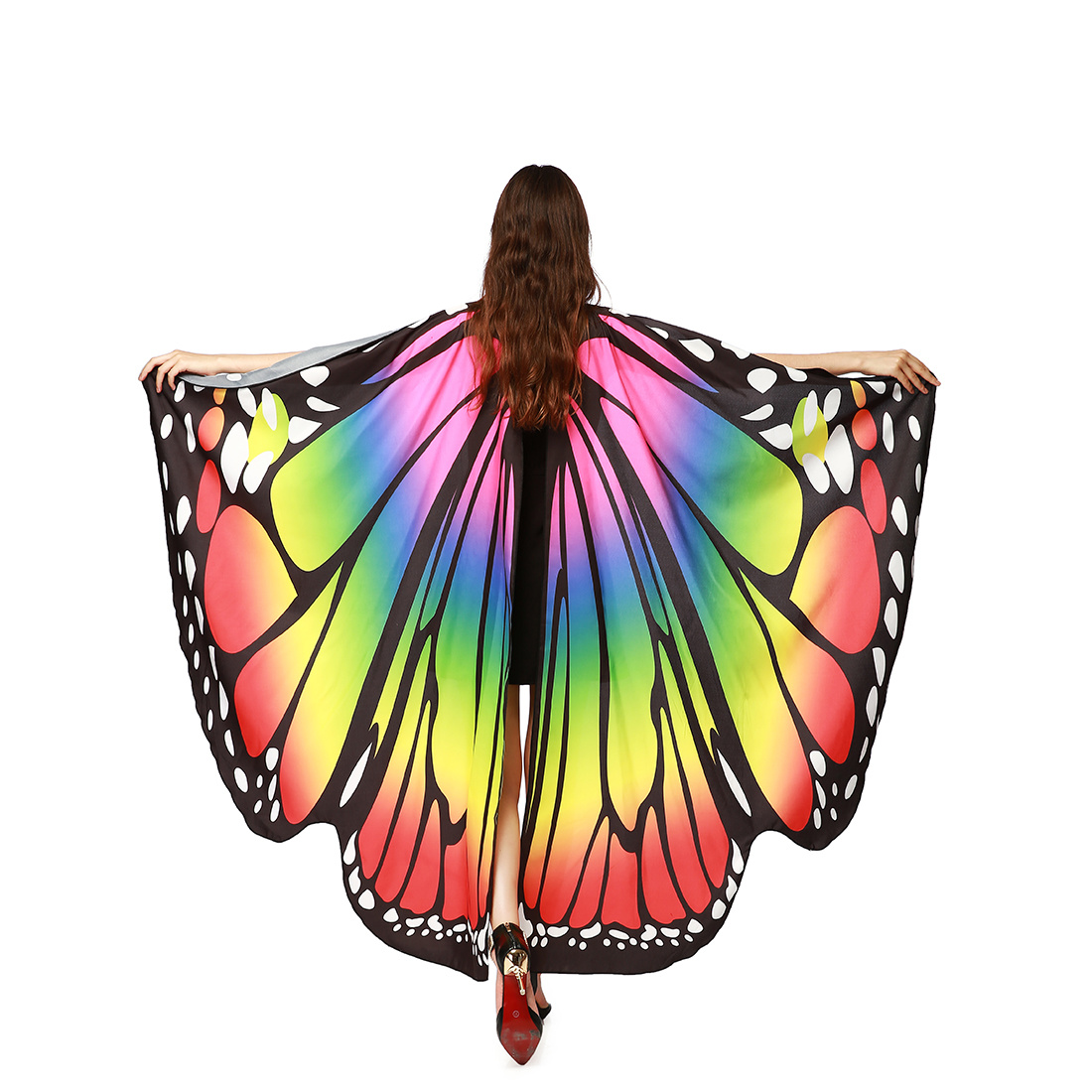 Ailes de papillon pour femmes, Costume d'halloween, Costume adulte, Cape de Cosplay pour femme, Costume de papillon