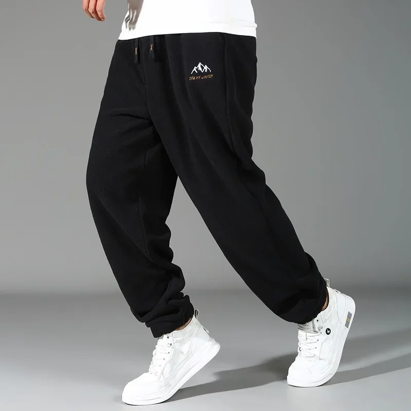 Pantalon de survêtement d'hiver pour homme, polaire, Sport, survêtement, brossé, chaud, Extra Large, grande taille, Big Plus 8XL 9XL 10XL 12XL