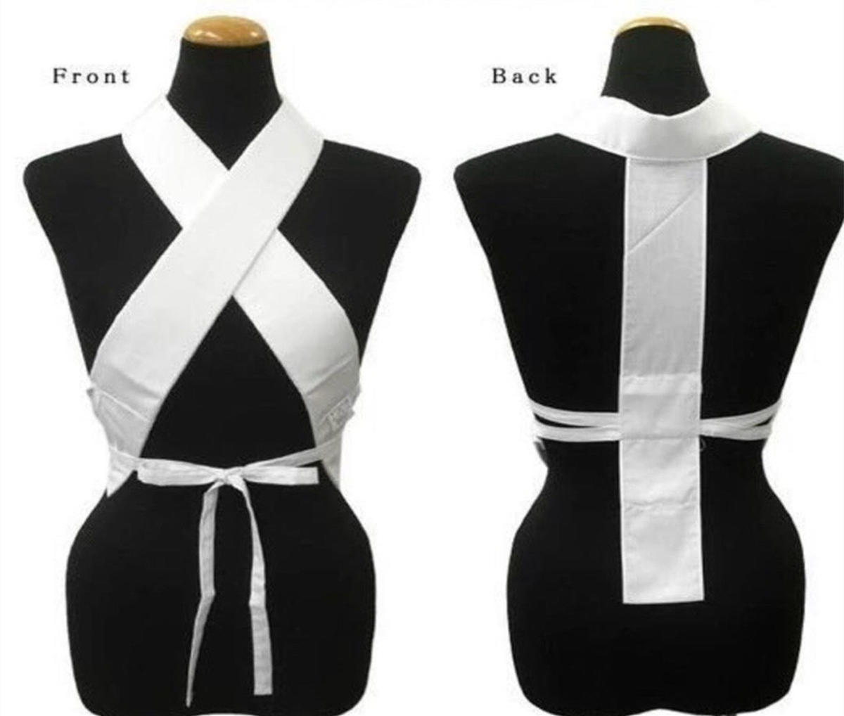 Robe Kimono à faux col pour femmes, accessoires, maillot de corps épais et élargi, taille libre, couleur blanche