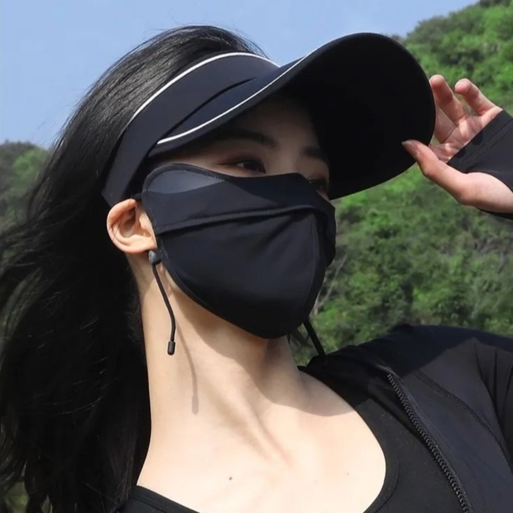 Chapeau de soleil tendance pour femme avec protection UV, visière de sport respirante et réglable, casquette à large bord ouverte pour le tennis
