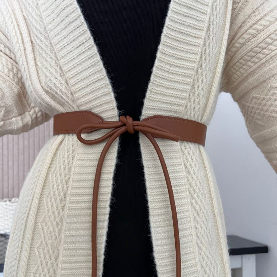 Ceinture pour femme, ceinture de robe ajustable à nœud, fine, adaptée aux fêtes, au port décontracté et aux occasions formelles, ceinture de créateur pour femme