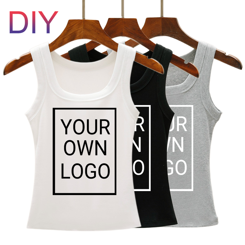 Débardeur coréen pour femmes, motif personnalisé, image à faire soi-même, fil, gilet de rue décontracté, Hip Hop, vêtements sans manches, été Y2K