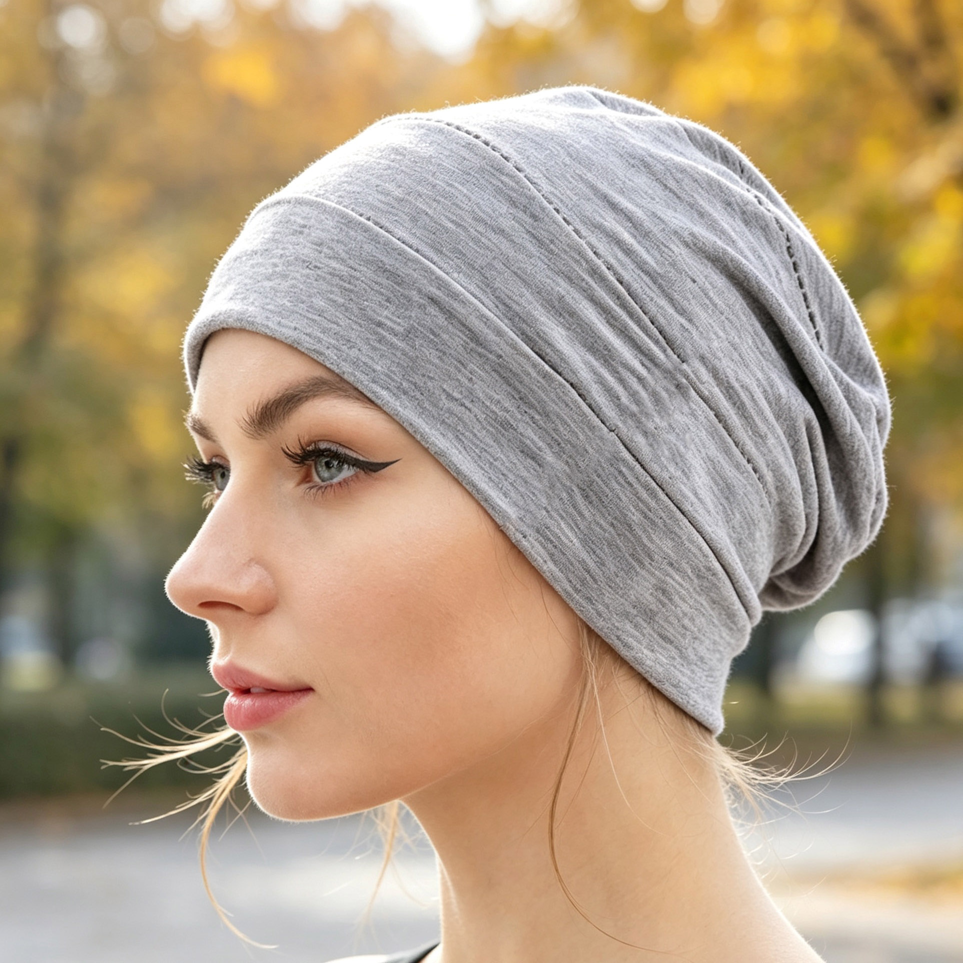 Nouveau bonnet chimio confortable en coton doux pour femmes musulmanes, turban de nuit, couvre-chef pour perte de cheveux due au cancer, accessoires pour cheveux M72701