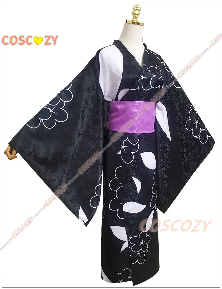 Costume de Cosplay de Dessin Animé Marin Kitagawa, Kimono Noir Mignon Imbibé d'Uniformes de ixd'Halloween