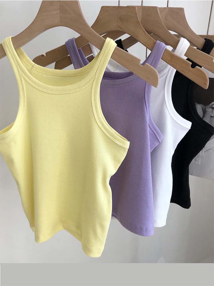 Précieux haut court et sexy pour femmes, caraco d'été, noir et blanc, vêtements de sport, 2024