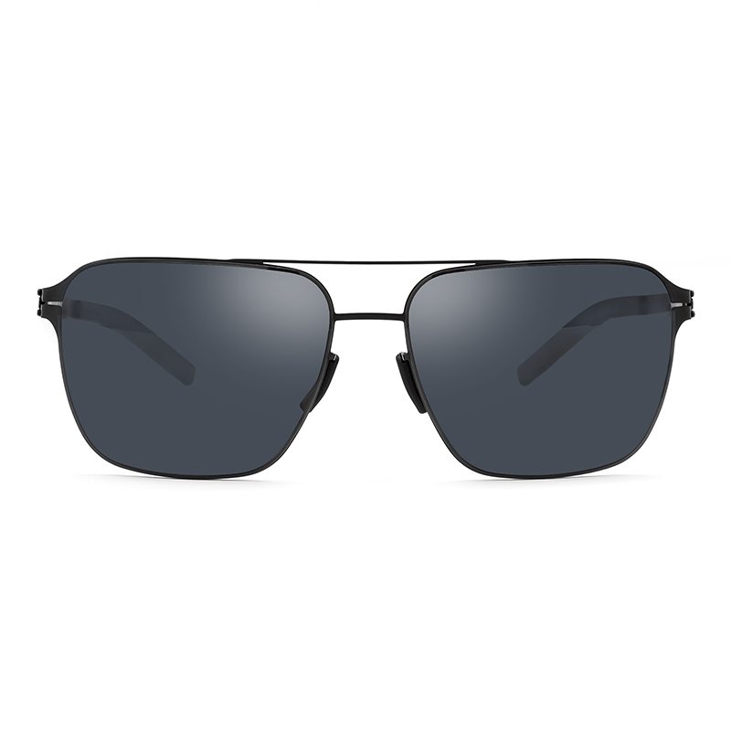 Lunettes de soleil sans vis, carrées, ultralégères, pour homme, de marque allemande, de luxe, pour l'extérieur, la conduite, la pêche, UV400