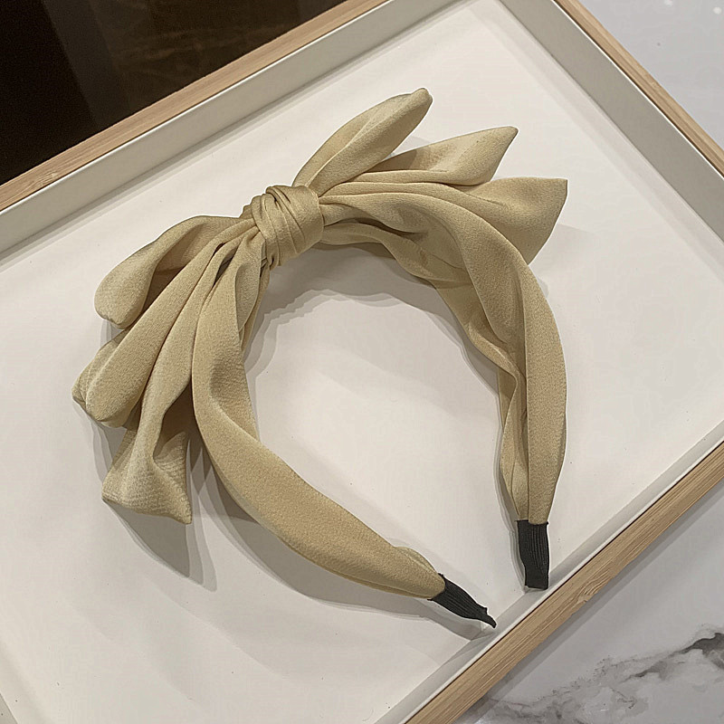 Serre-têtes larges en satin avec nœud pour femme, accessoires de coiffure pour fêtes et shopping