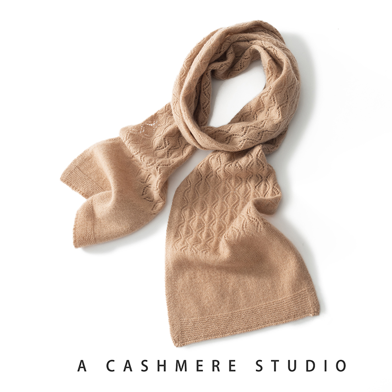 Écharpes en Cachemire de Haute Qualité pour Femme, Châle de Protection du Cou Chaud, Design Jacquard, avec Document de Solide, Hiver