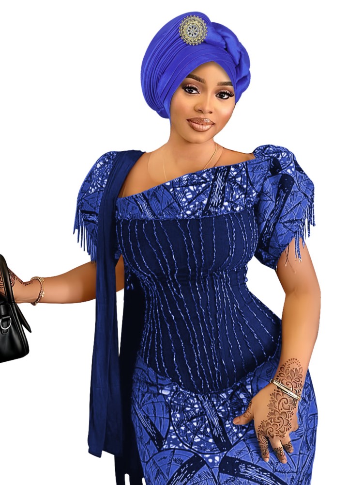 Casquette Turban plissée à paillettes pour femmes, enveloppe de tête pour dame, foulard musulman, chapeau, couvre-chef africain, 2025