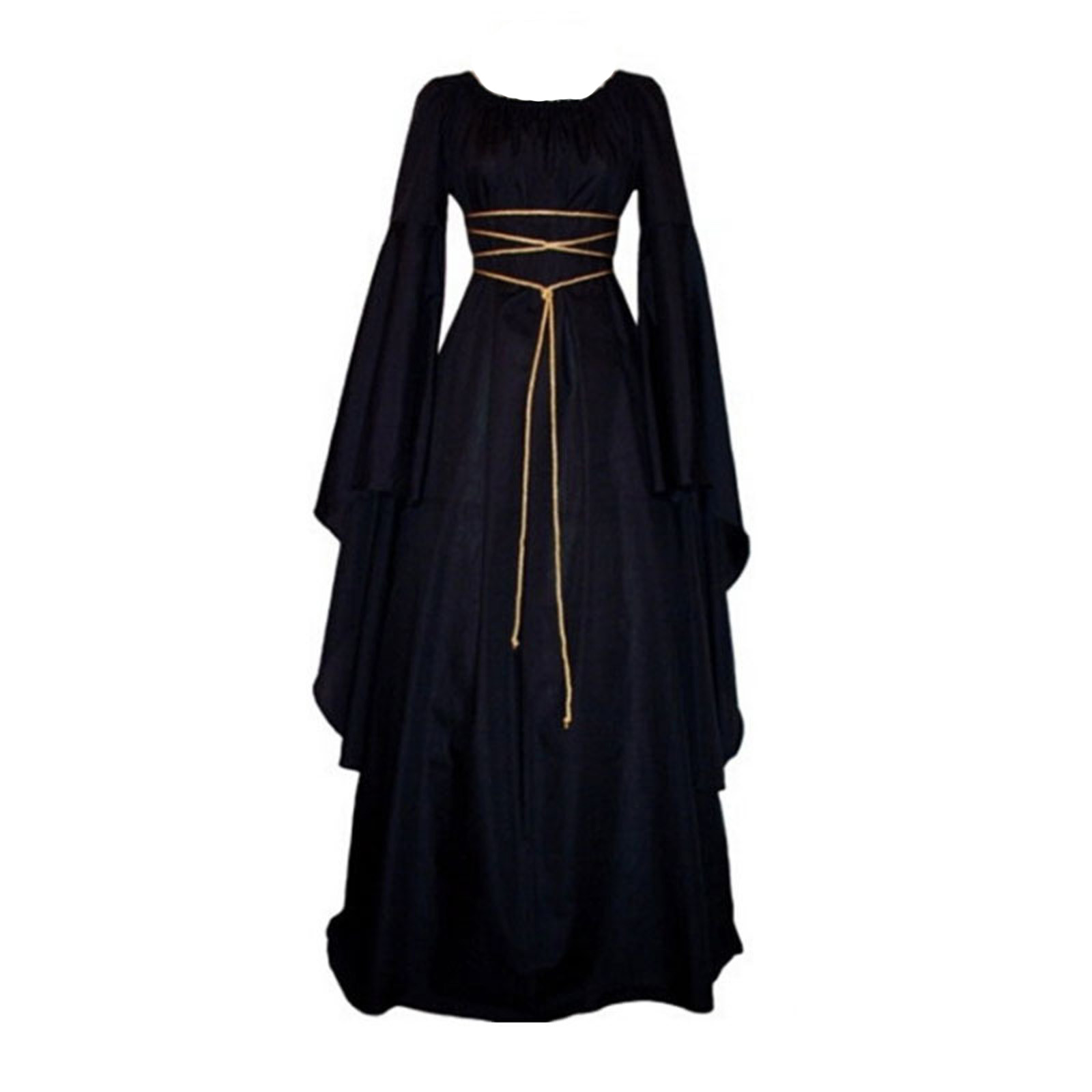 Costume de cosplay médiéval vintage pour femmes, fantôme, sorcière, vampire, robe gothique, Halloween, Noël, mascarade, robe de soirée Tim
