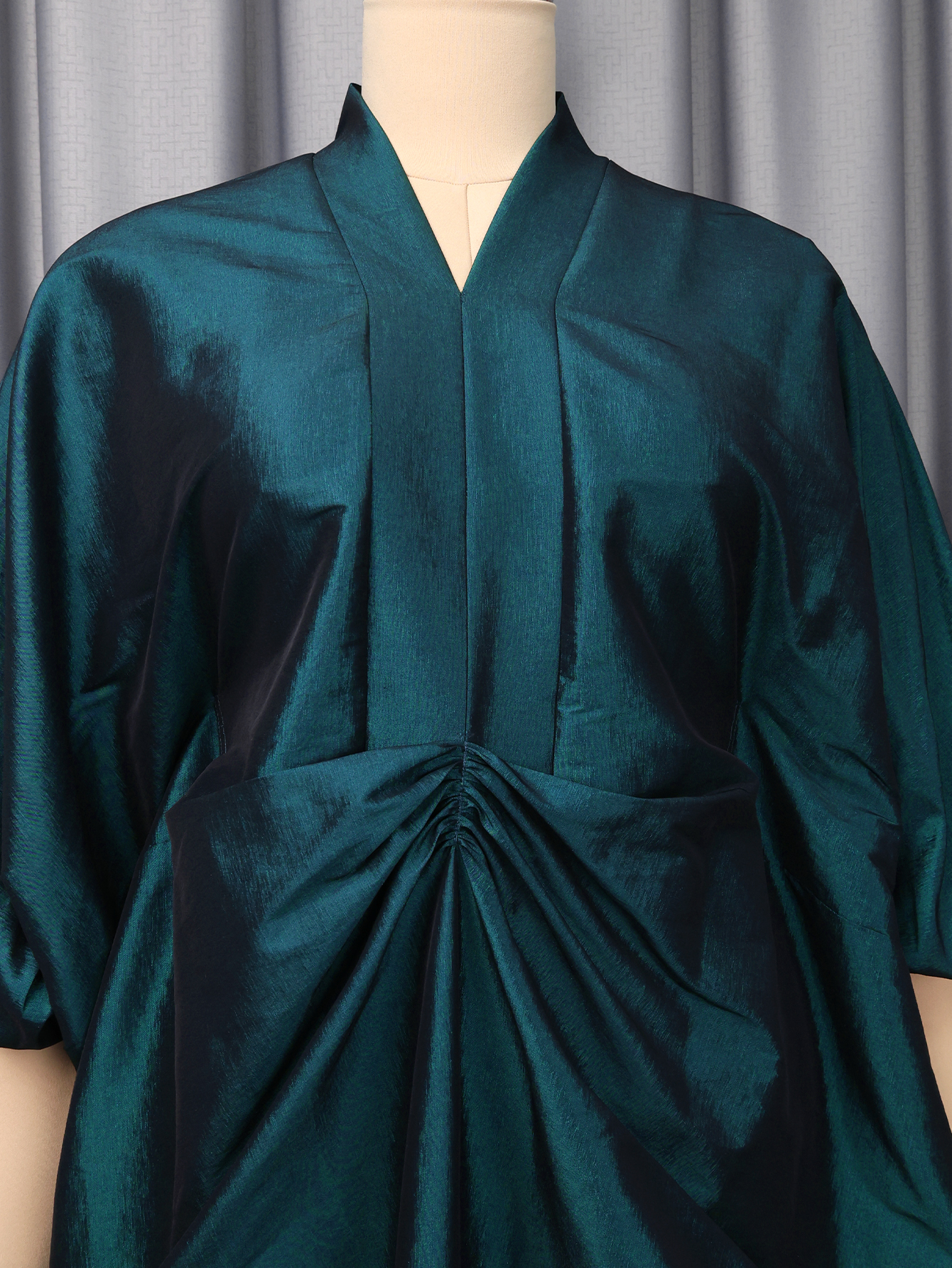 Robe Kaftan Bubu Africaine pour Femmes, Col en V, Ample avec Nœud à la Taille, Robes Maxi Élégantes et Modestes pour Mariages, Événements du Ramadan