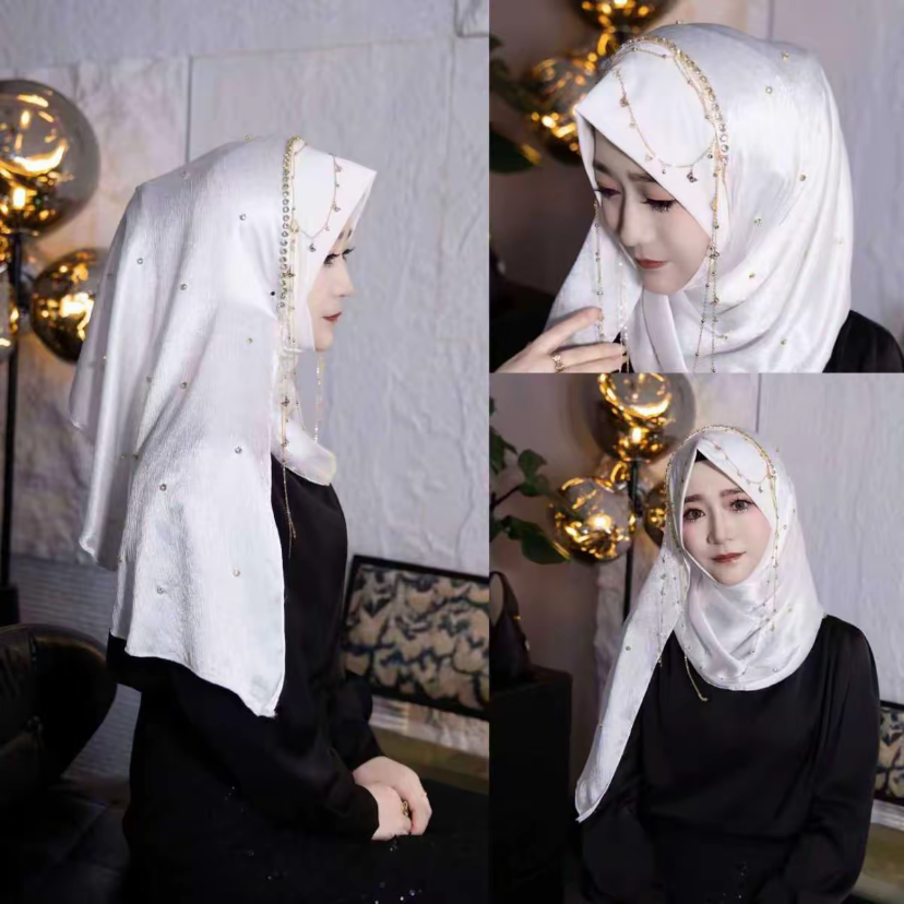 Hijabs musulmans, vêtements islamiques, couvre-têtes, écharpes prêtes à porter pour femmes