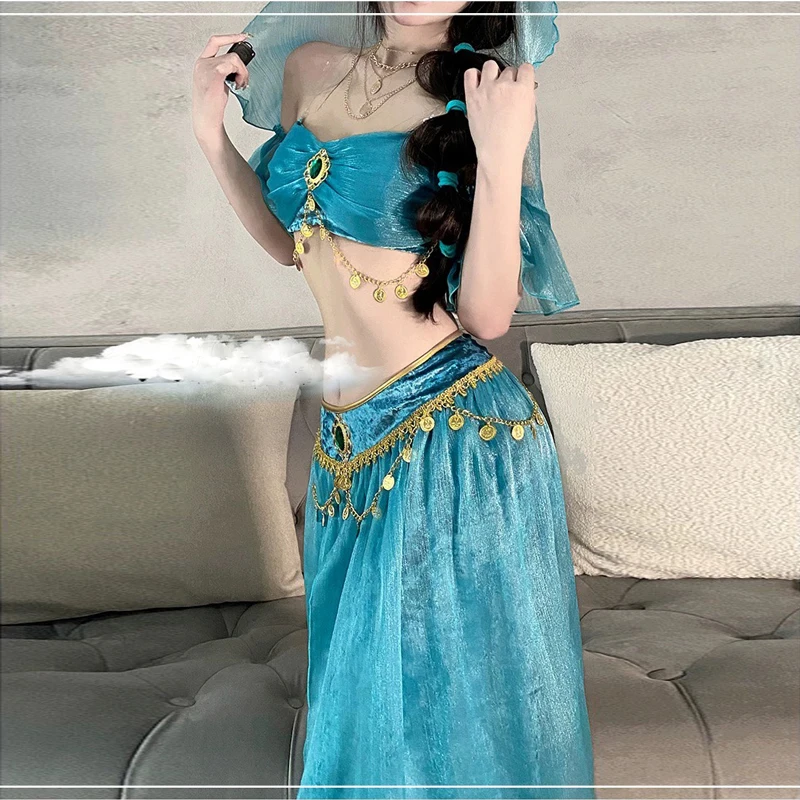 Uniformes de déesse Sexy, Cosplay de la reine égyptienne, danse du ventre, Aladdin, danse indienne, vêtements exotiques pour boîte de nuit d'hôtel