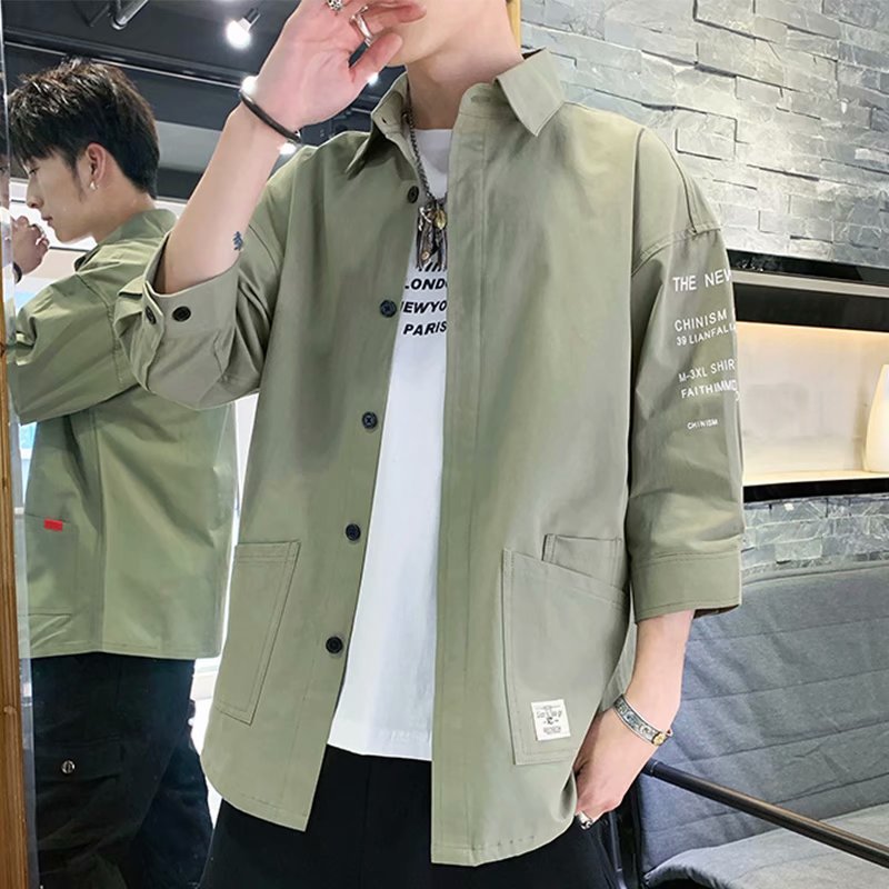 Chemises 2026 pour Hommes – Design Tendance Streetwear Japonais Harajuku Coréen – Vêtements Unisexe Été Polyvalents pour Ados et Étudiants – Style Ins