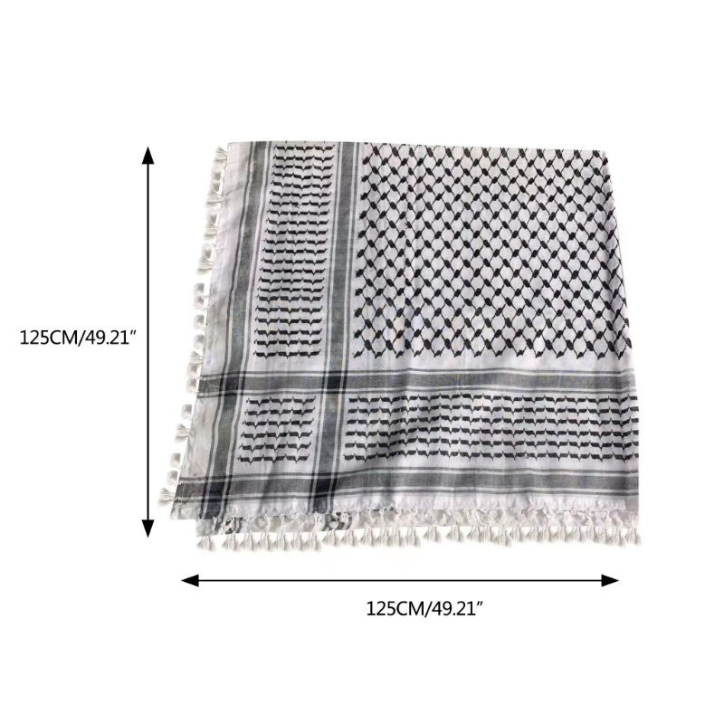 Foulards enveloppes écharpe femmes hommes arabe Shemagh Keffiyeh Palestine écharpe
