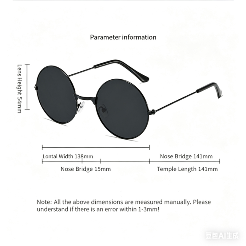 Lunettes de soleil classiques vintage à monture ronde pour hommes et femmes, design de marque, verres solaires unisexes en métal rouge océan et jaune, lunettes de vue 2026
