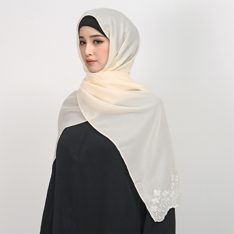 9 couleurs paillettes Hijab coton Polyester écharpe enveloppes châles unis rayonne tissu soie argent fil musulman écharpe femmes Hijab instantané