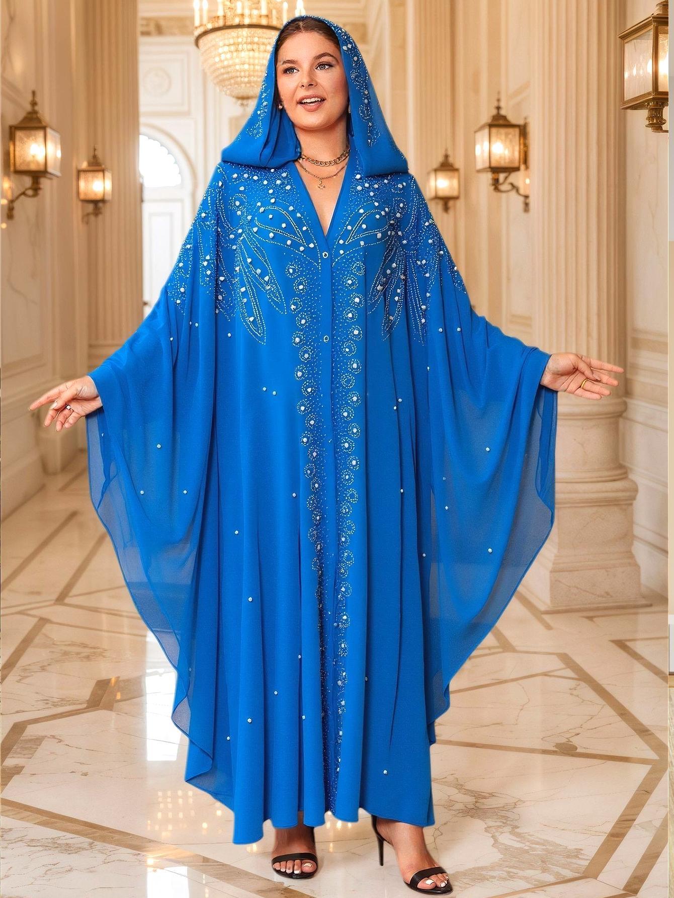 Abayas pour femmes dubaï luxe 2025 Robe de mode musulmane africaine Caftan Marocain robes de soirée Boubou Robe Djellaba Femme