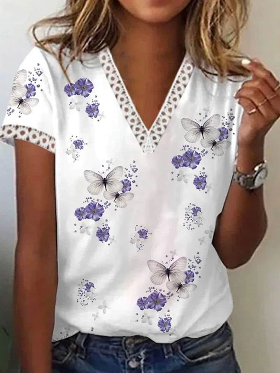 Grande taille femmes décontracté ample été femmes T-Shirts décontracté ample manches courtes T-Shirts femmes mode hauts élégants