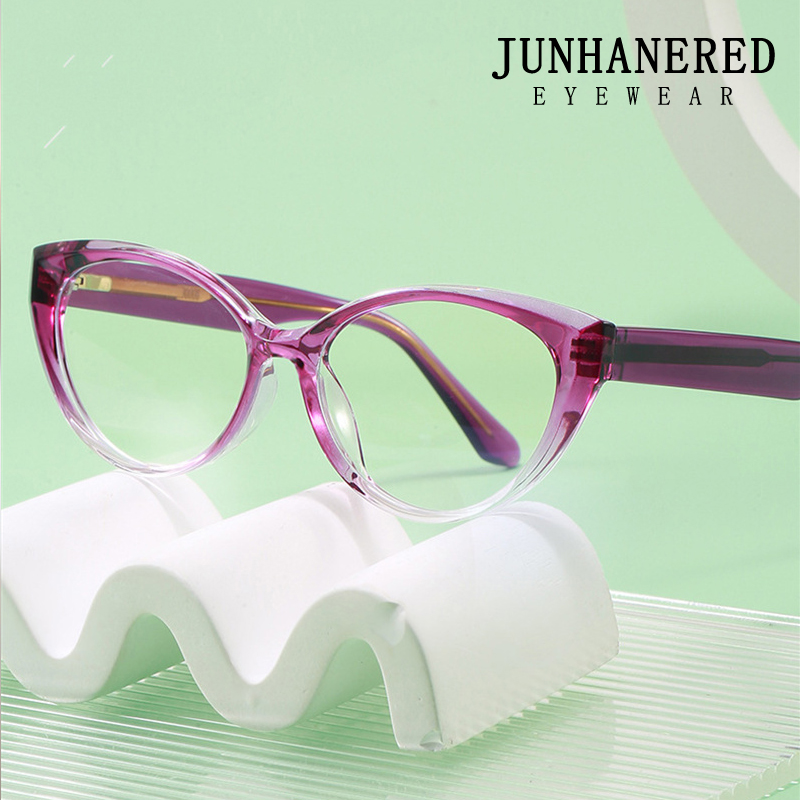 Lunettes de vue photochromiques anti-lumière bleue pour femmes, monture œil de chat, correction de la myopie, de l'astigmatisme et de l'hypermétropie
