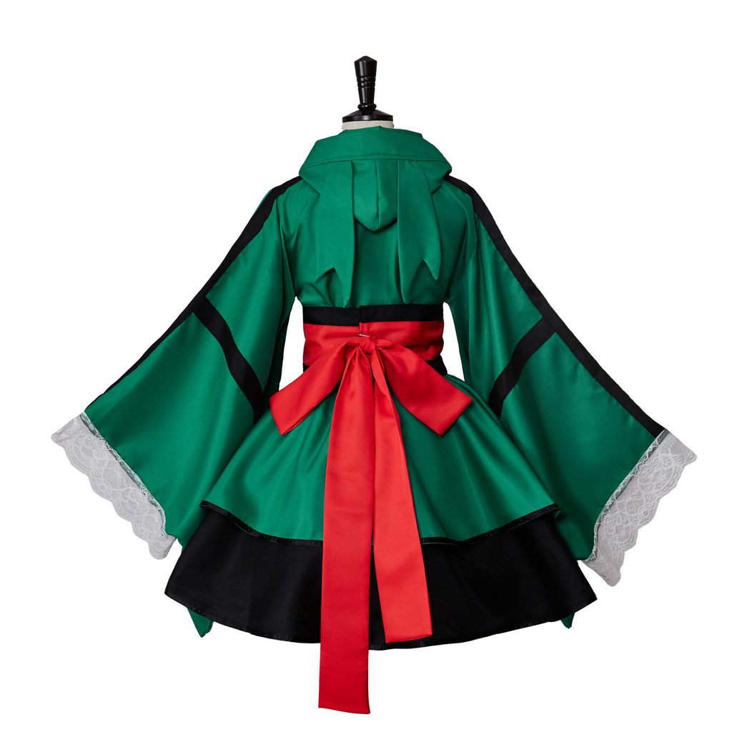 Costume de Cosplay Anime Midoriya Izuku Deku, robe Kimono, tenue de combat, robe de demoiselle d'honneur Lolita, Costumes de carnaval d'halloween pour femmes