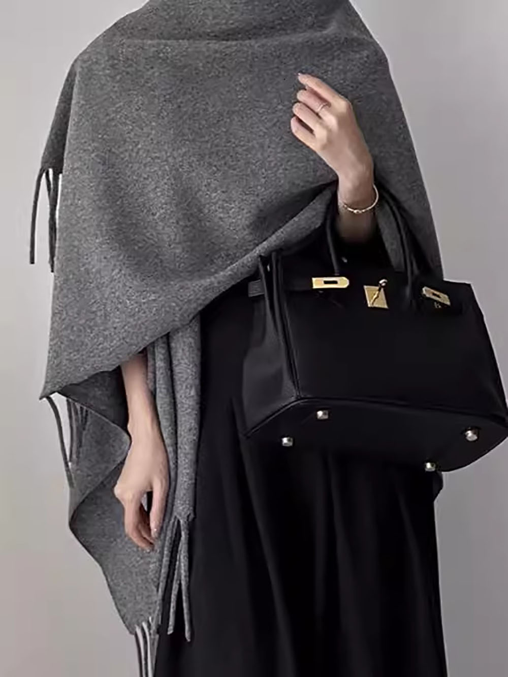 Poncho chaud pour femme, châle ethnique épais à franges, châle de voyage de luxe, écharpe d'extérieur, couverture, étole, hiver