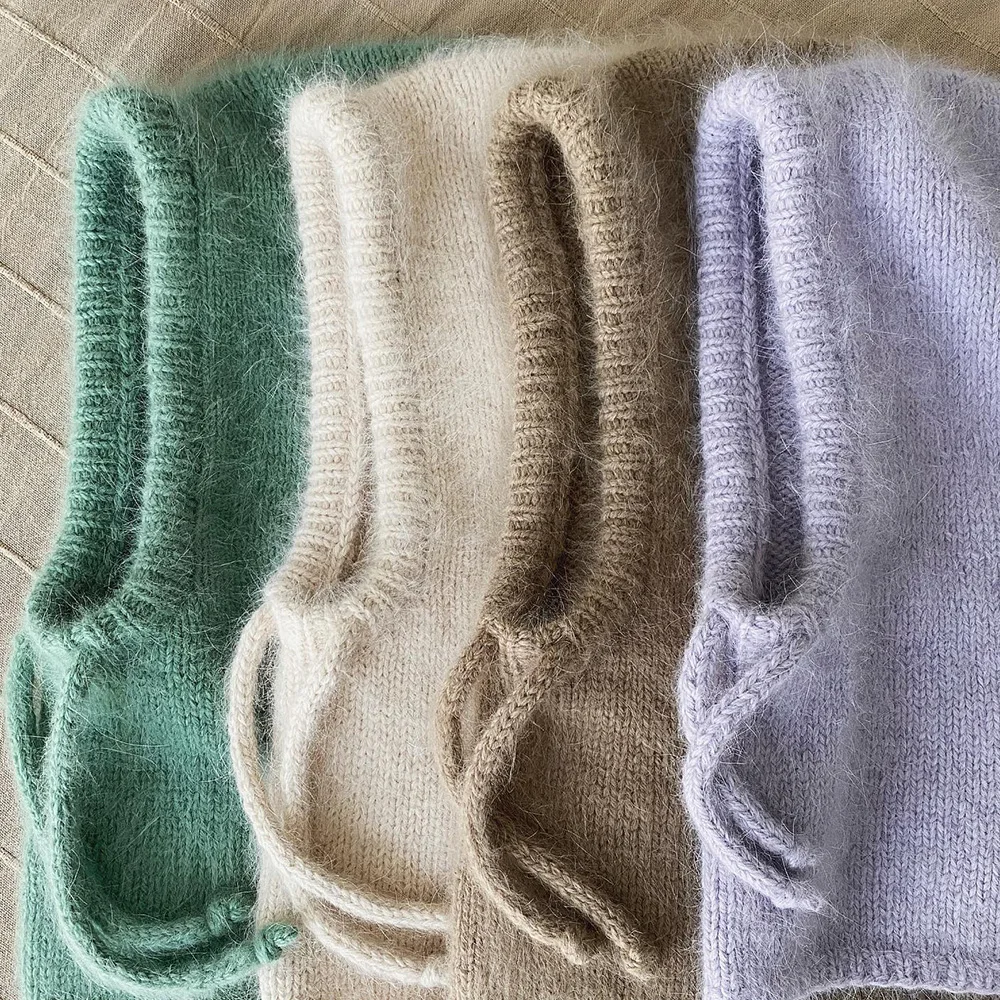 Chapeaux d'hiver en fourrure de lapin pour femmes, unisexe, tricoté, col à capuche, cagoule élastique réglable, chapeaux Gorros Mujer Invierno, nouveau