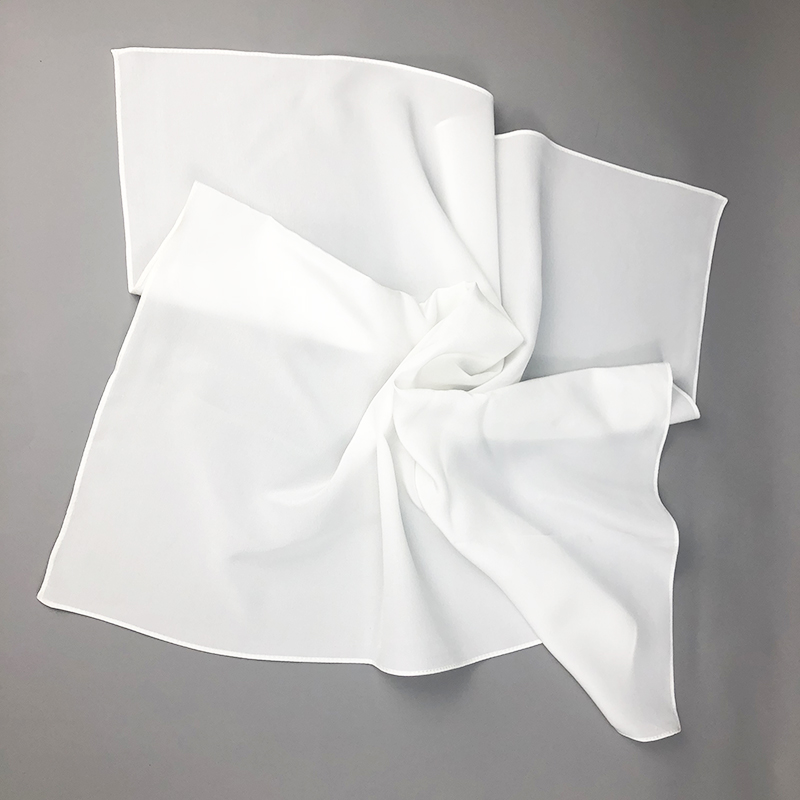 Group écharpe injplanchers f pour femme, châles à col carré pour femme, bandana en pansement uni blanc, bandeau pour cheveux, écharpe foulard, hijabs pour peinture à la main, 2021