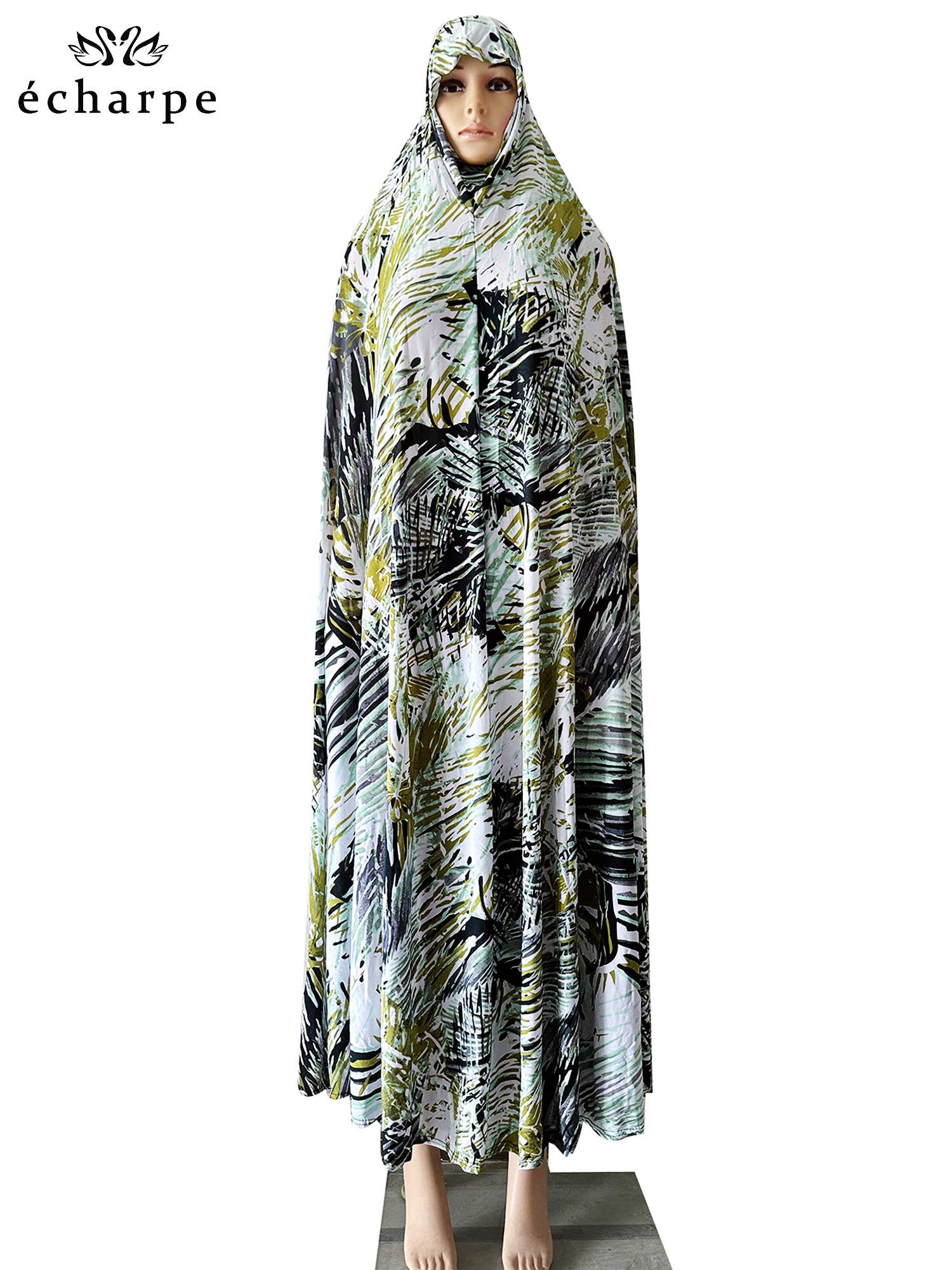 Robe pull musulmane sans manches pour femmes, vêtement de prière arabe Jibab dubaï Abaya, Robe de culte Khimar, 6XL