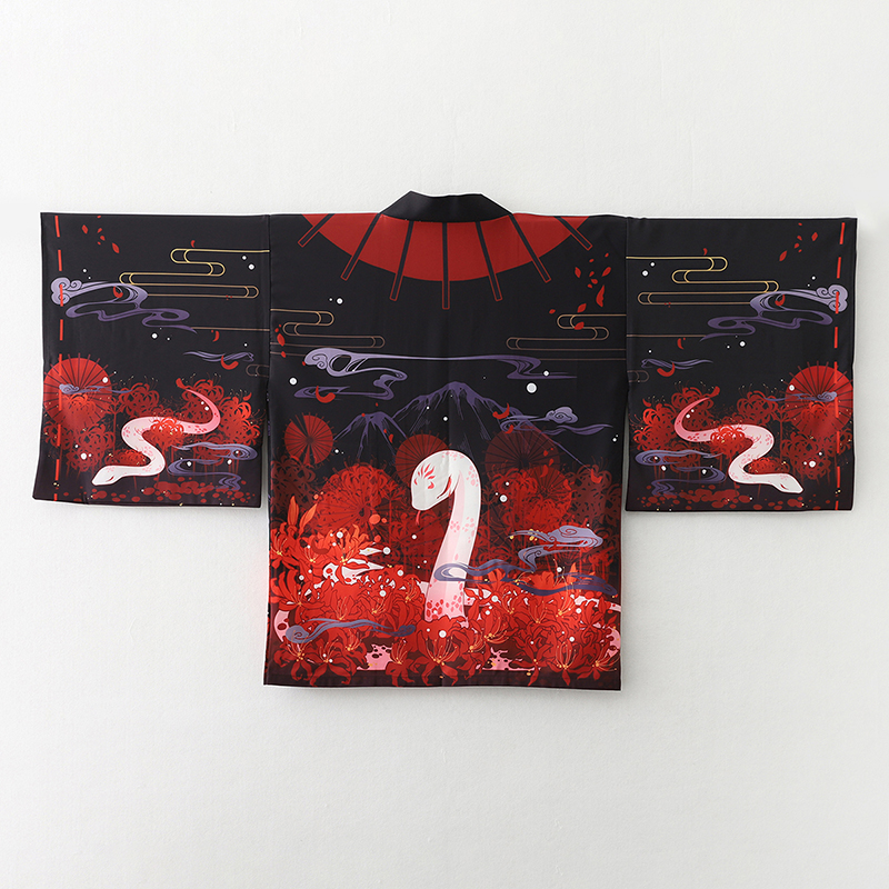 Kimono de samouraï japonais ample d'été, Streetwear, Cardigan Cosplay Haori Harajuku pour femmes et hommes, vêtements traditionnels Yukata