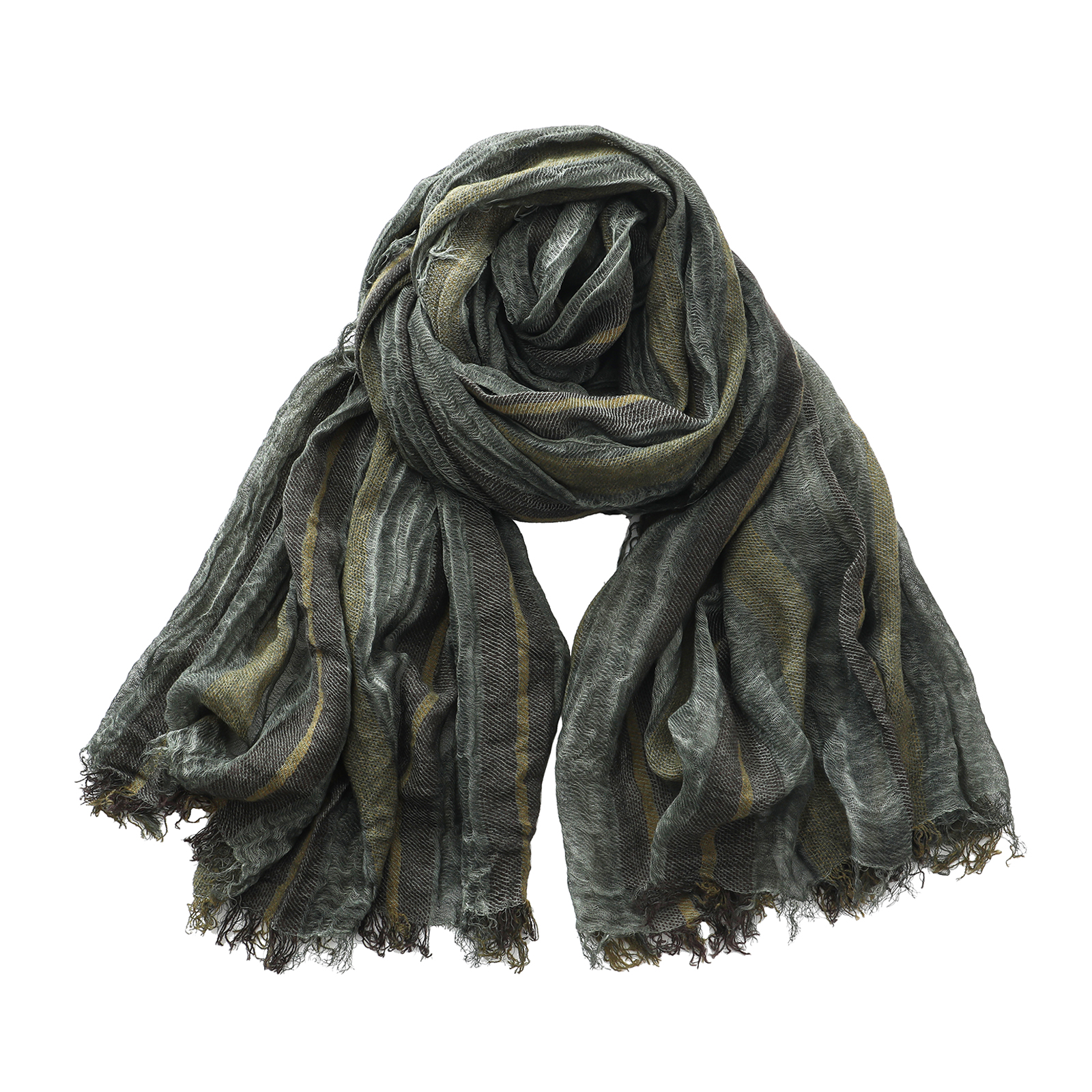 Mode rayé coton lin hommes écharpe automne hiver chaud Pashmina foulard mâle accessoires court gland Bufanda silencieux