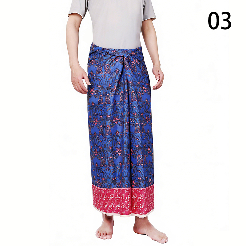 Jupe Sarong Batik Ethnique Dai pour Hommes et Femmes, Robe Une Pièce, Cache-maillot de Plage Hawaïen, Paréo de Plage d'Été, Jupe Tube, Cache-maillot Lungi