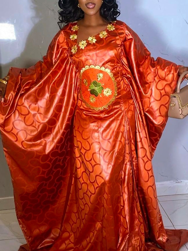 Robe de cérémonie élégante et classique de style Bazan africain, nouvelle collection, imprimé personnalisé, grande taille, adaptée aux quatre saisons
