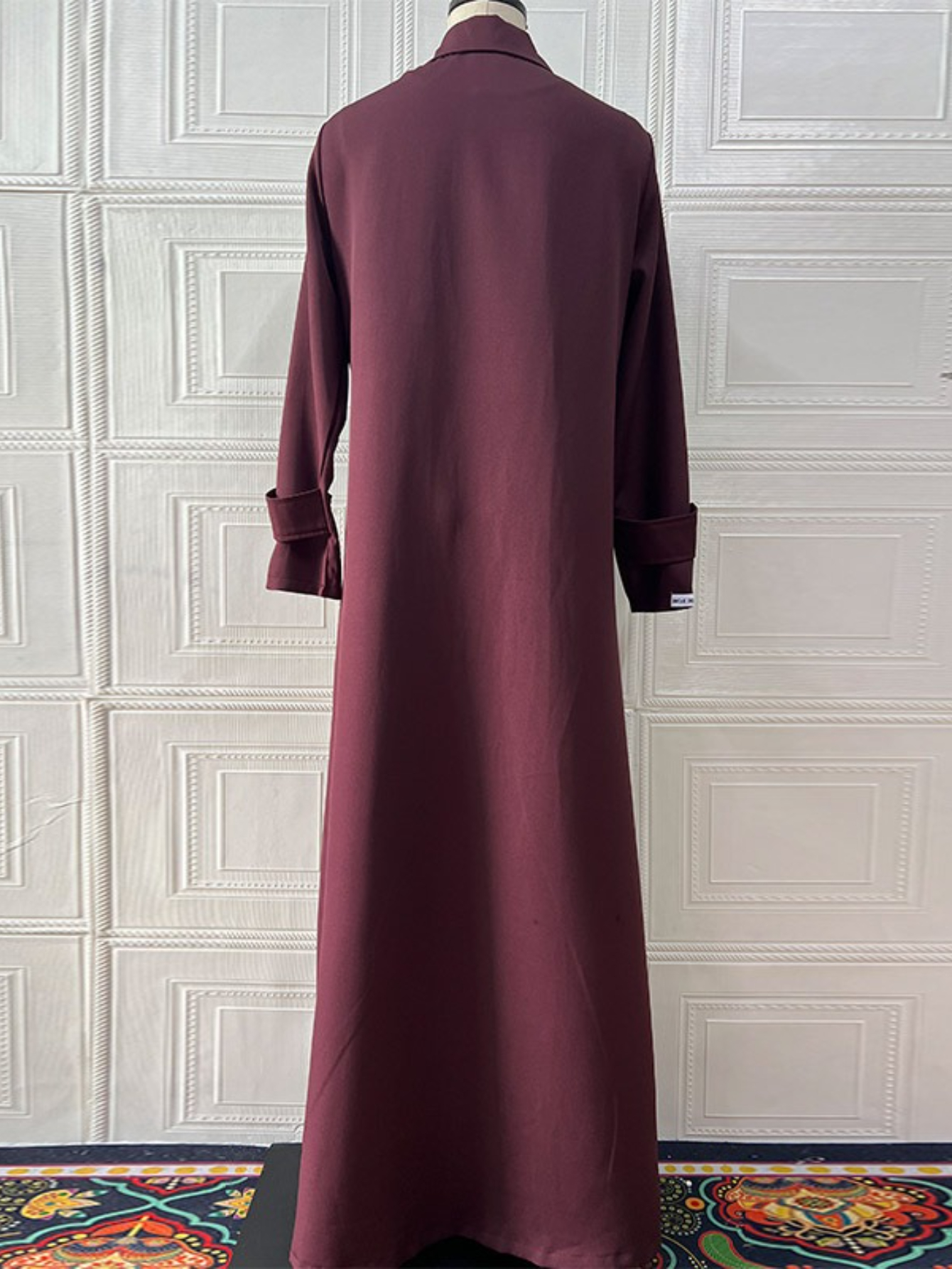 Eid femmes Abaya Robe musulmane Trench manteau automne fête Ramadan Long Cardigan Abayas robes Largos arabe longue Robe maroc caftan