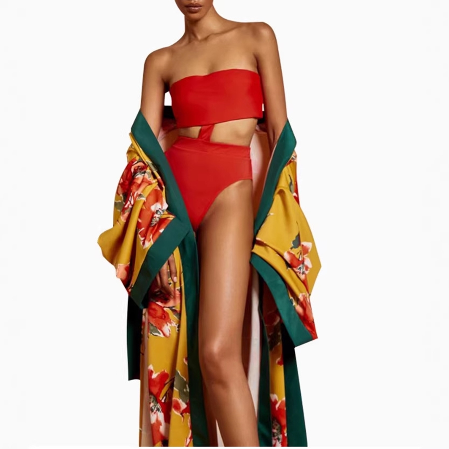 Kimono japonais d'été pour femmes, robe de plage, vêtements asiatiques, chemise longue imprimée, cardigan Haori, FF3458