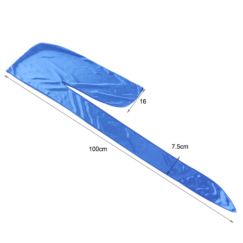 Durags en satin pour hommes, optique, soyeux, bandanas, turban, bonnet, perruques Doo, sauna, bande de sauna, accessoires pour cheveux, queue extra longue Du-Rag
