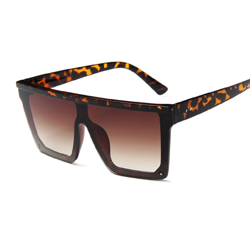 Lunettes de soleil carrées surdimensionnées pour femmes, lunettes de soleil vintage pour femmes, grand cadre, nuances noires, marque de luxe, mode, nouveau, UV400