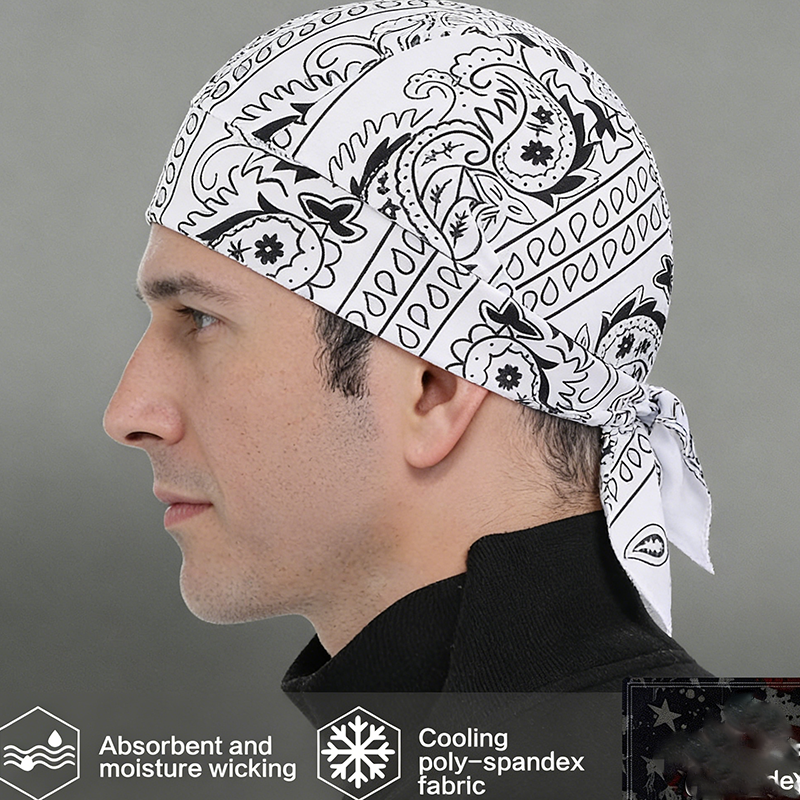 Chapeau d'été unisexe respirant et léger, foulard de pirate, mode extérieure, cyclisme, randonnée, coupe-vent, protection solaire