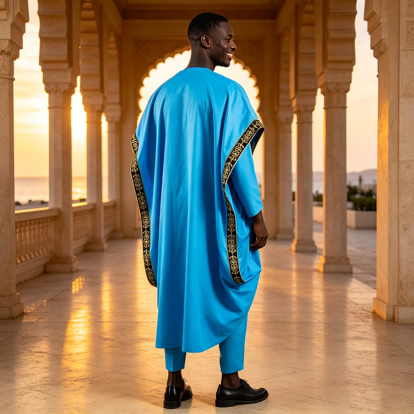 Vêtements traditionnels africains pour hommes Dashiki broderie Agbada Robes chemises et pantalons tenues 3 pièces ensemble pour mariage 2516041