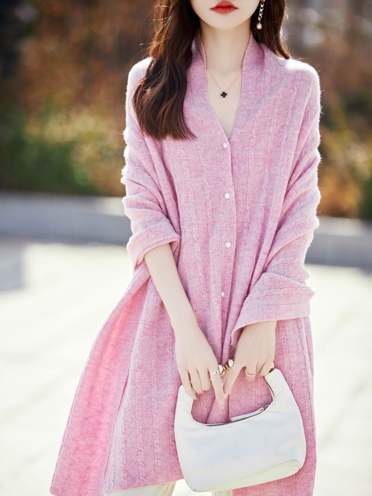 Pull en cachemire pour femme, châle rond, cardigan en cachemire, tricots basiques Grace, 100% laine mérinos, câble ogo, automne, hiver