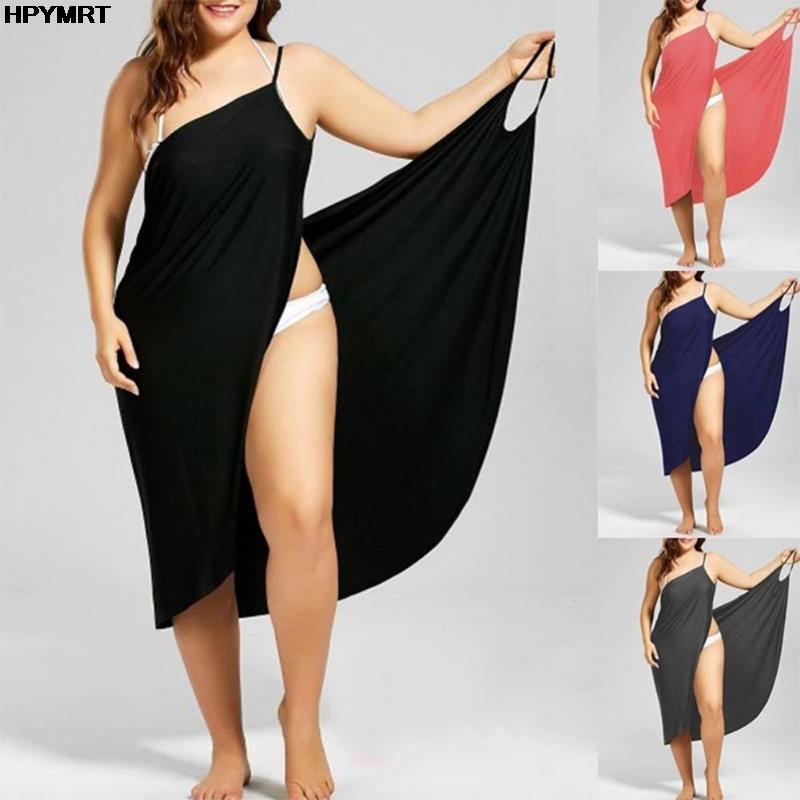 Robe De plage à bretelles pour femmes, Sarong, Cover-Up, chaîne, paréo, dos nu, croix, vêtements De plage, Y2K
